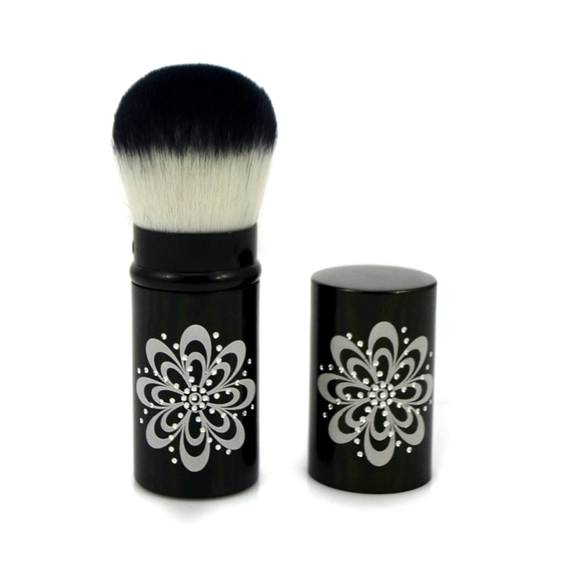 Aluminum Tube Portable Retractable Multifunctional Powder Blush Makeup Brush